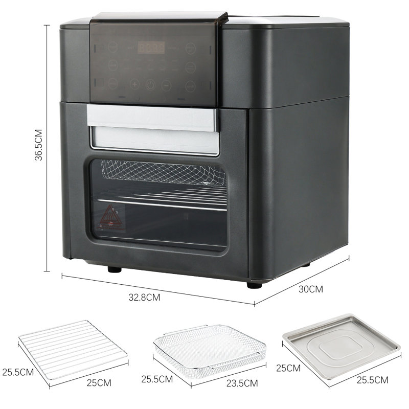 Belfry Kitchen 12l Black Air Fryer Wayfair.co.uk